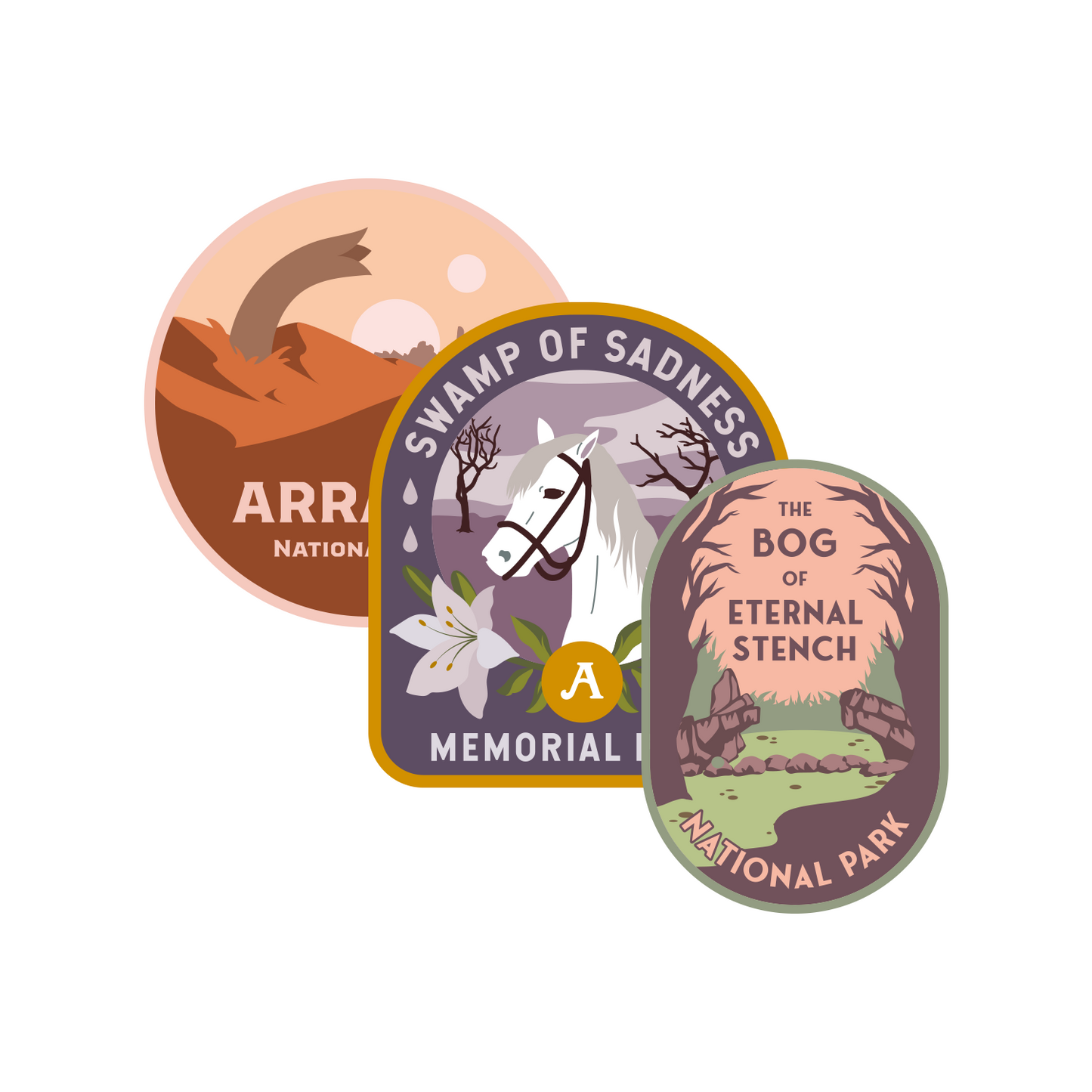 Fictional Sticker Pack #8