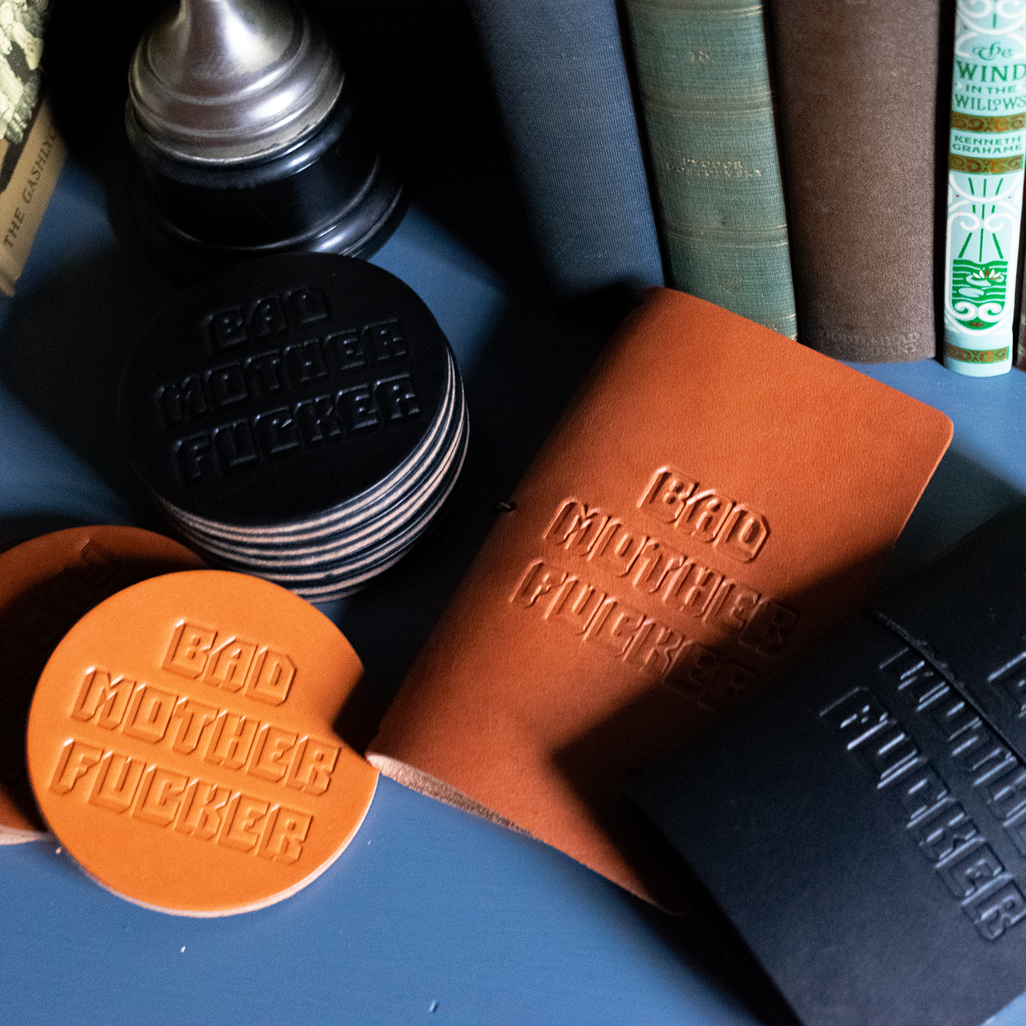 Bad Mother F***er Coaster Set (Black)