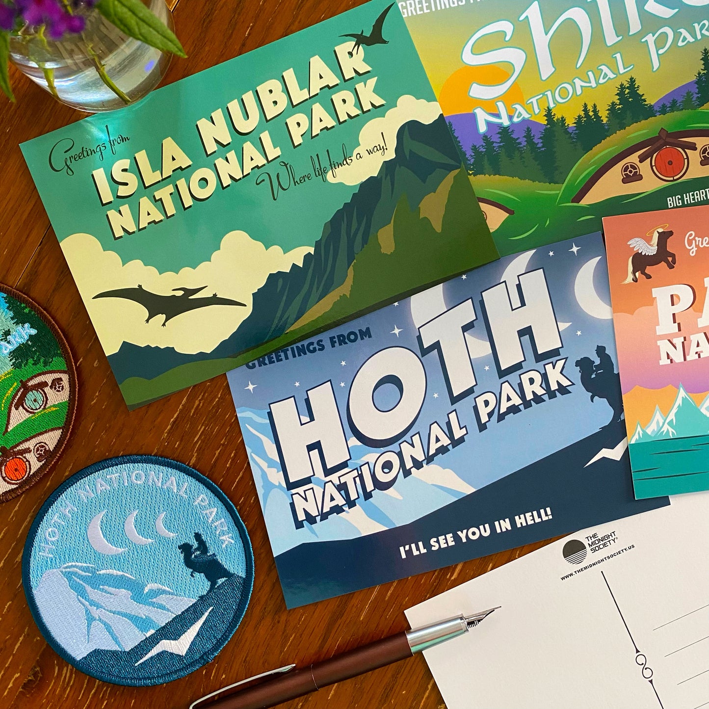 Isla Nublar National Park Postcard