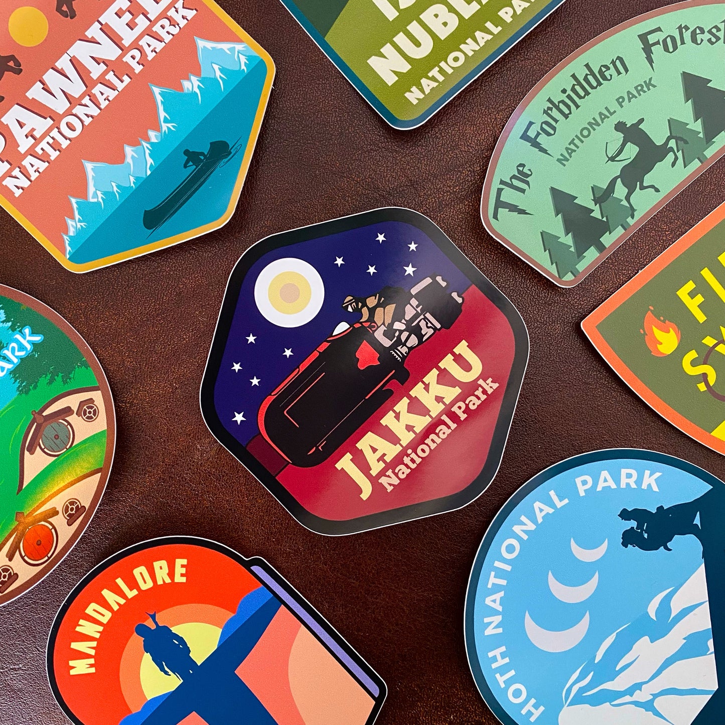 Jakku National Park (Night) Sticker