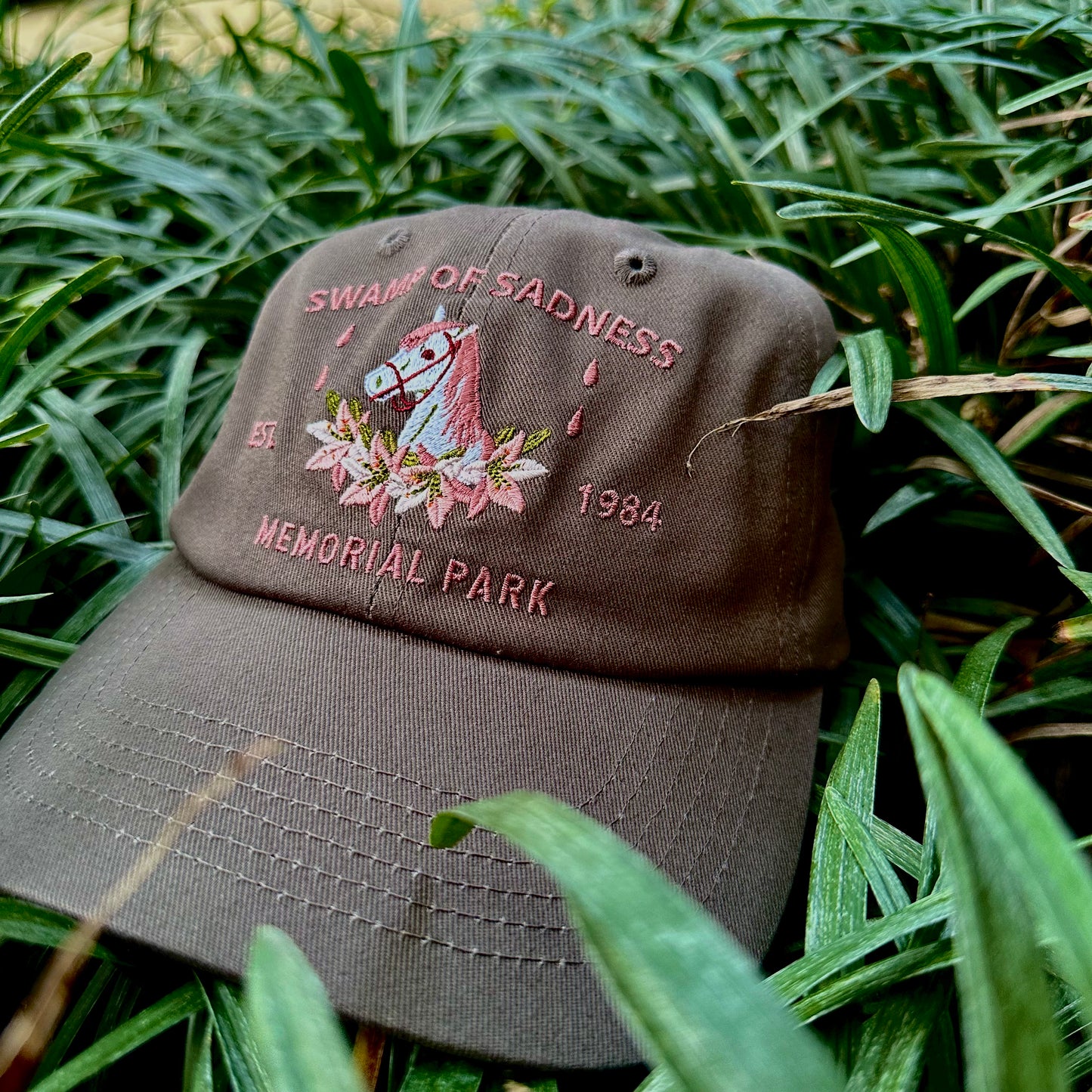 Swamp of Sadness Memorial Park Twill Hat - Slate Gray