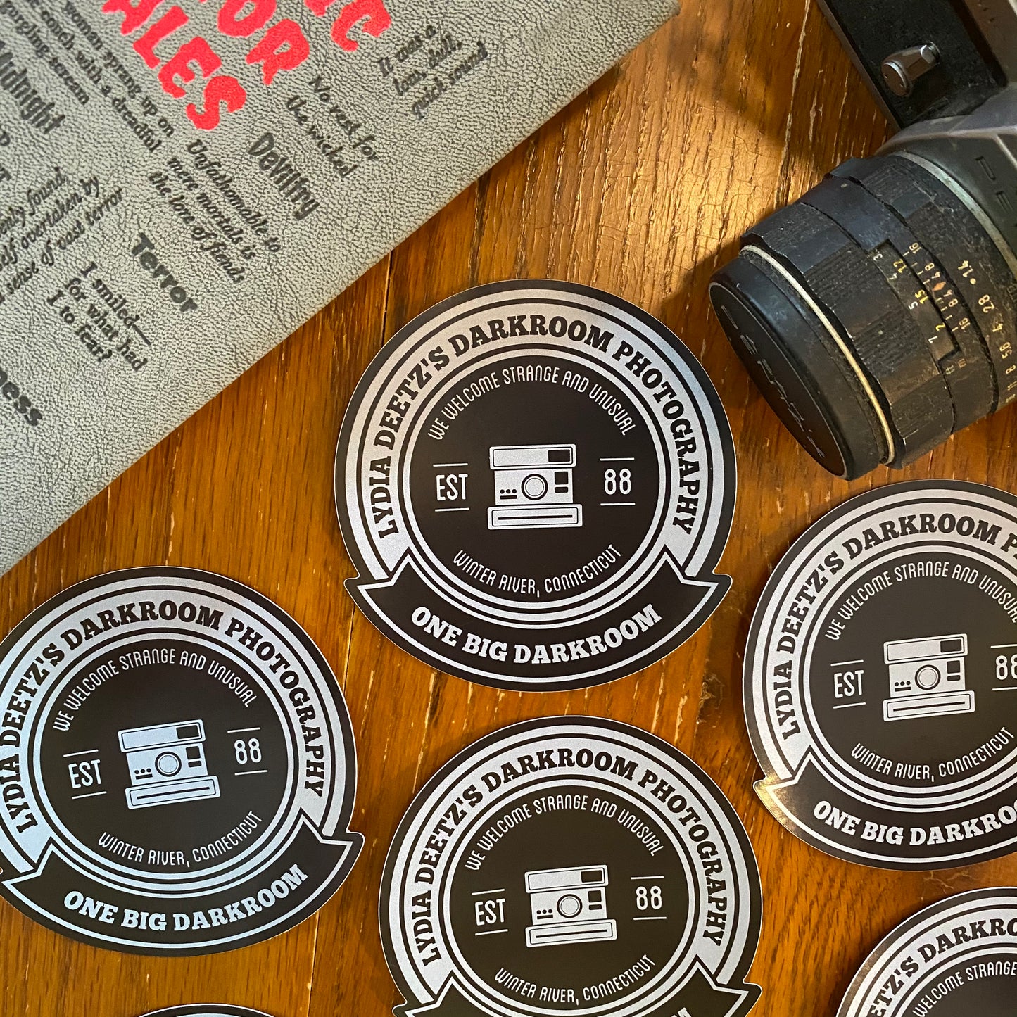 Lydia Deetz's Dark Room Photography Sticker