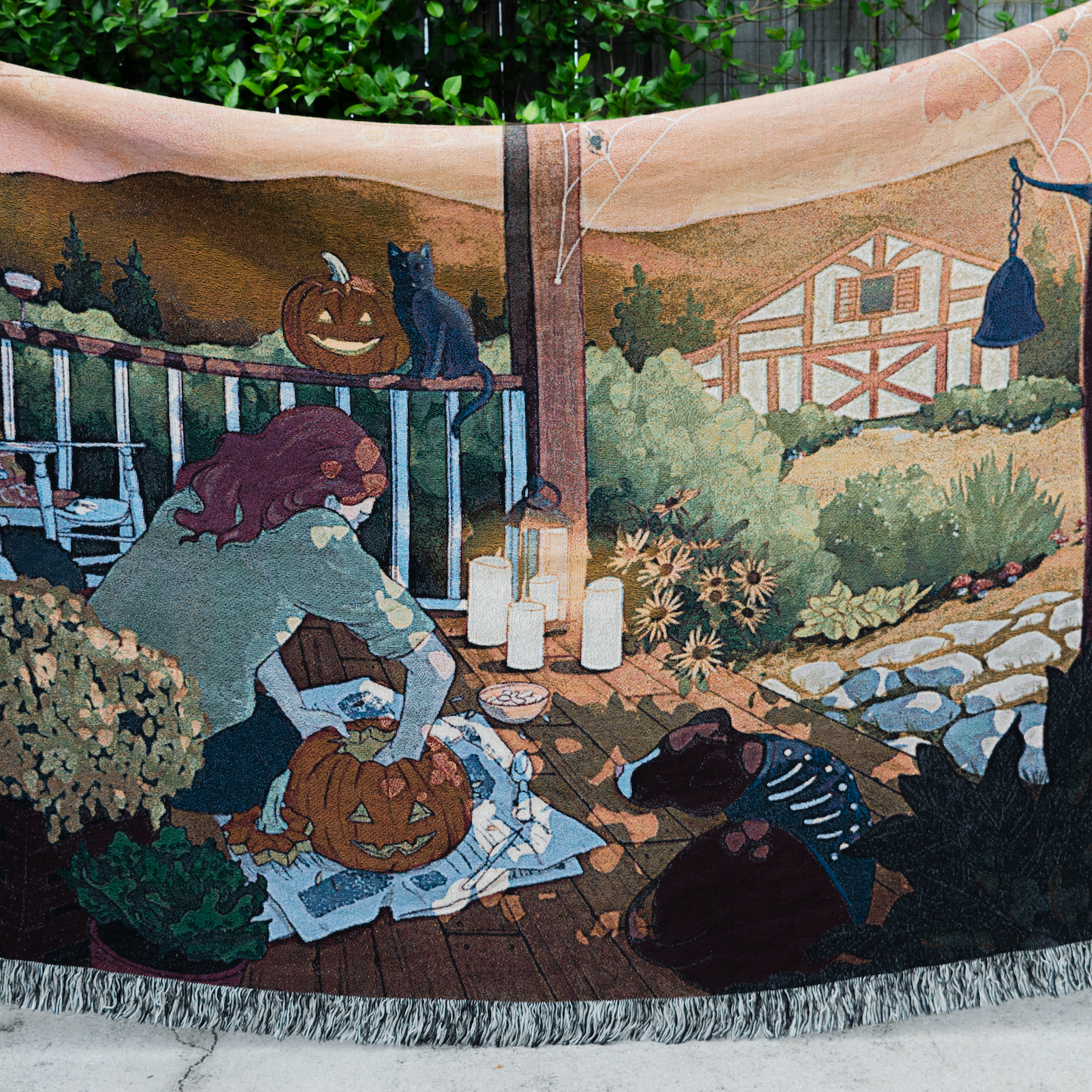 Fall Vibes Woven Blanket