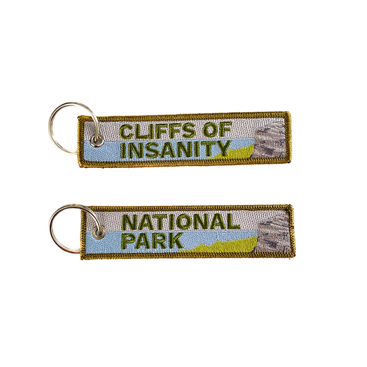 Cliffs of Insanity National Park Key Tag