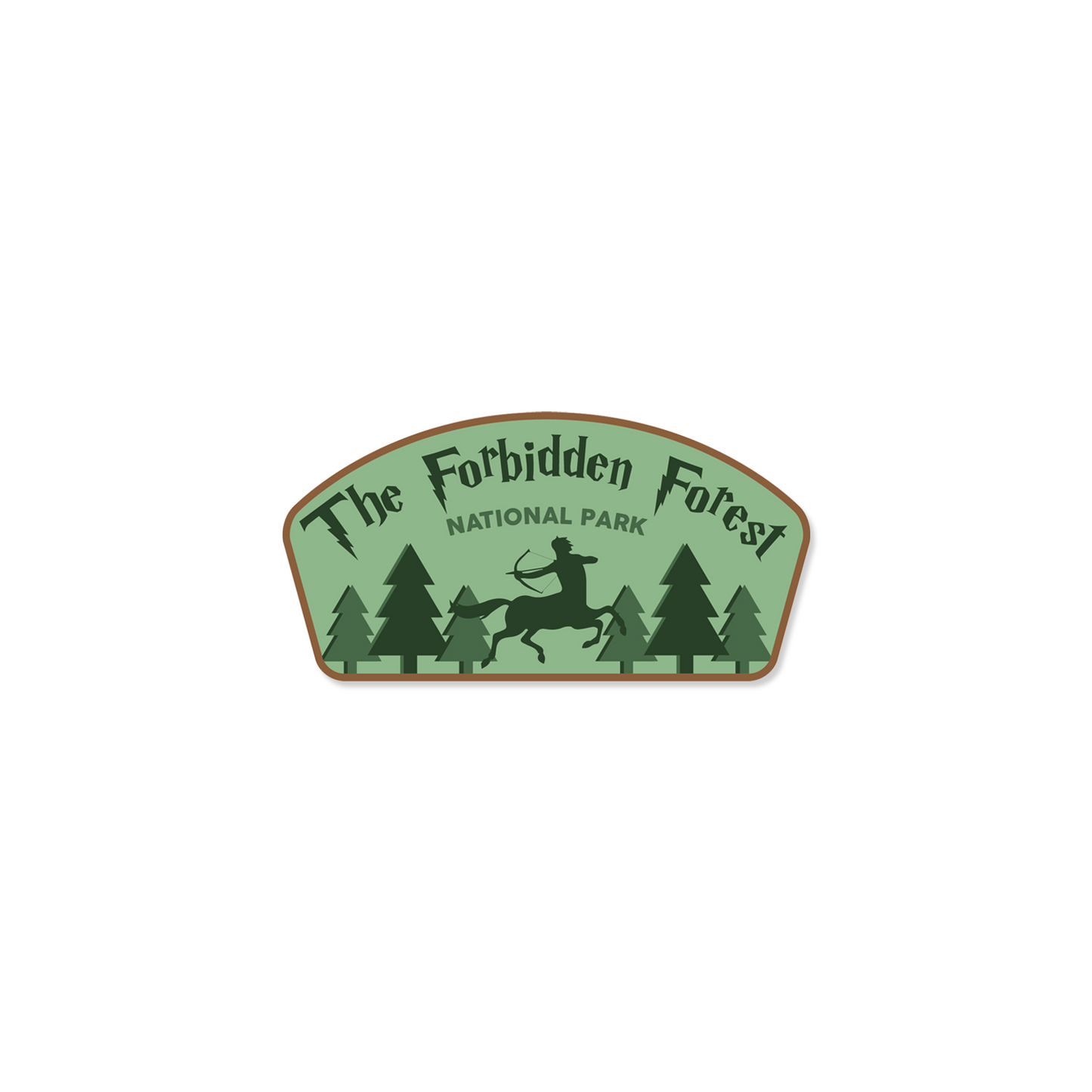 Forbidden Forest National Park Sticker