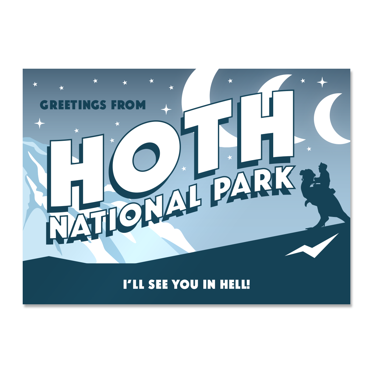 Hoth National Park Postcard