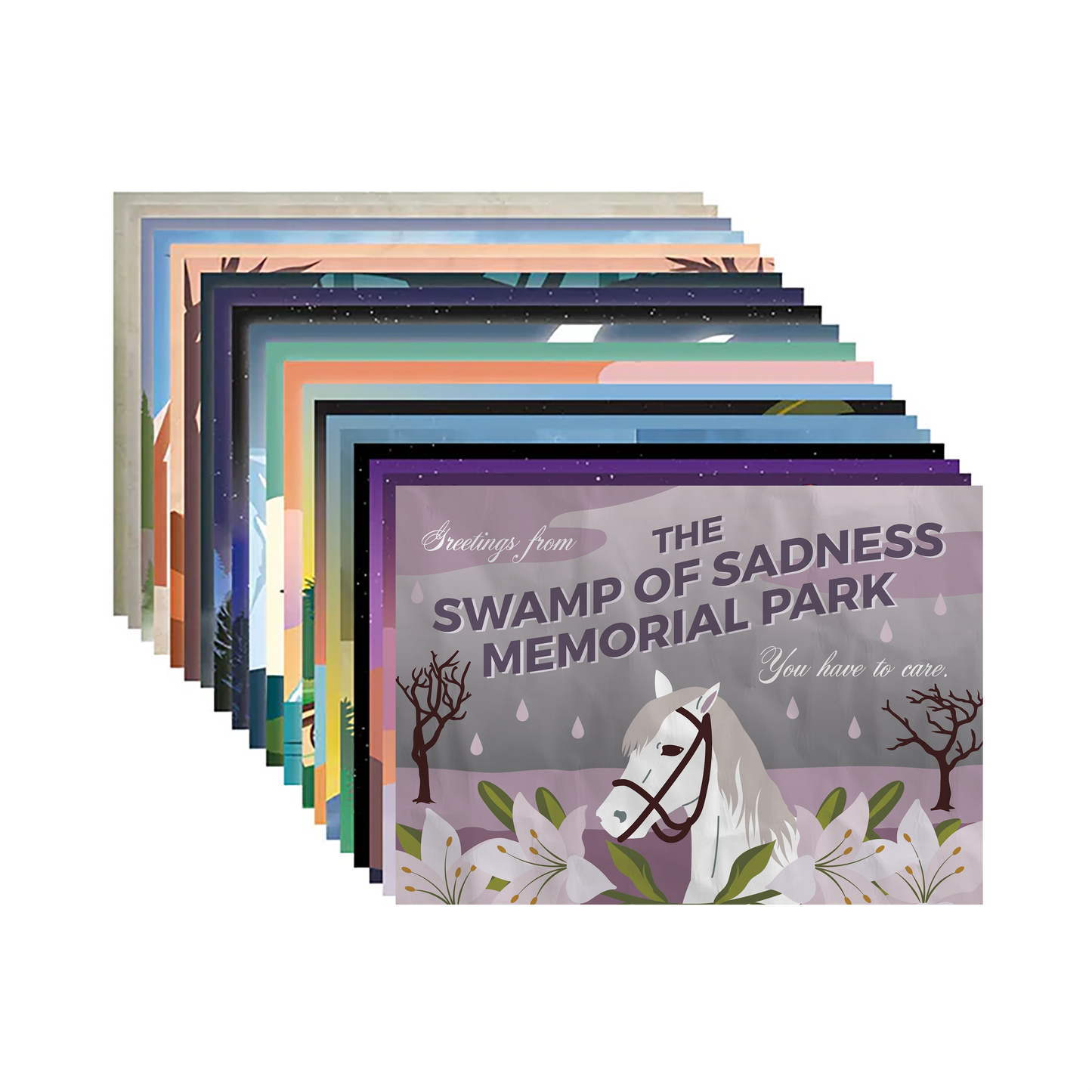 Fictional Park Postcard Set