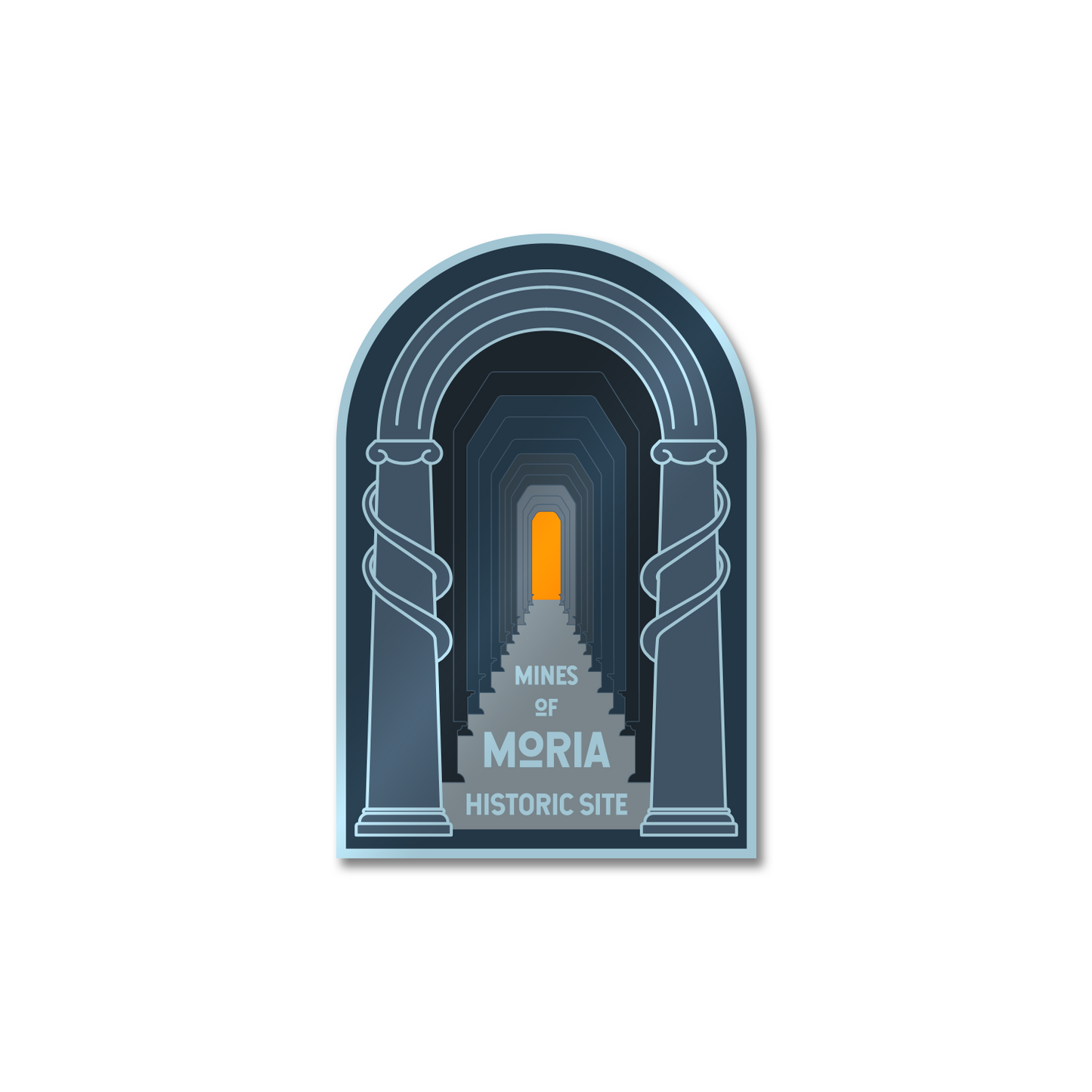 Mines of Moria Historic Site Sticker