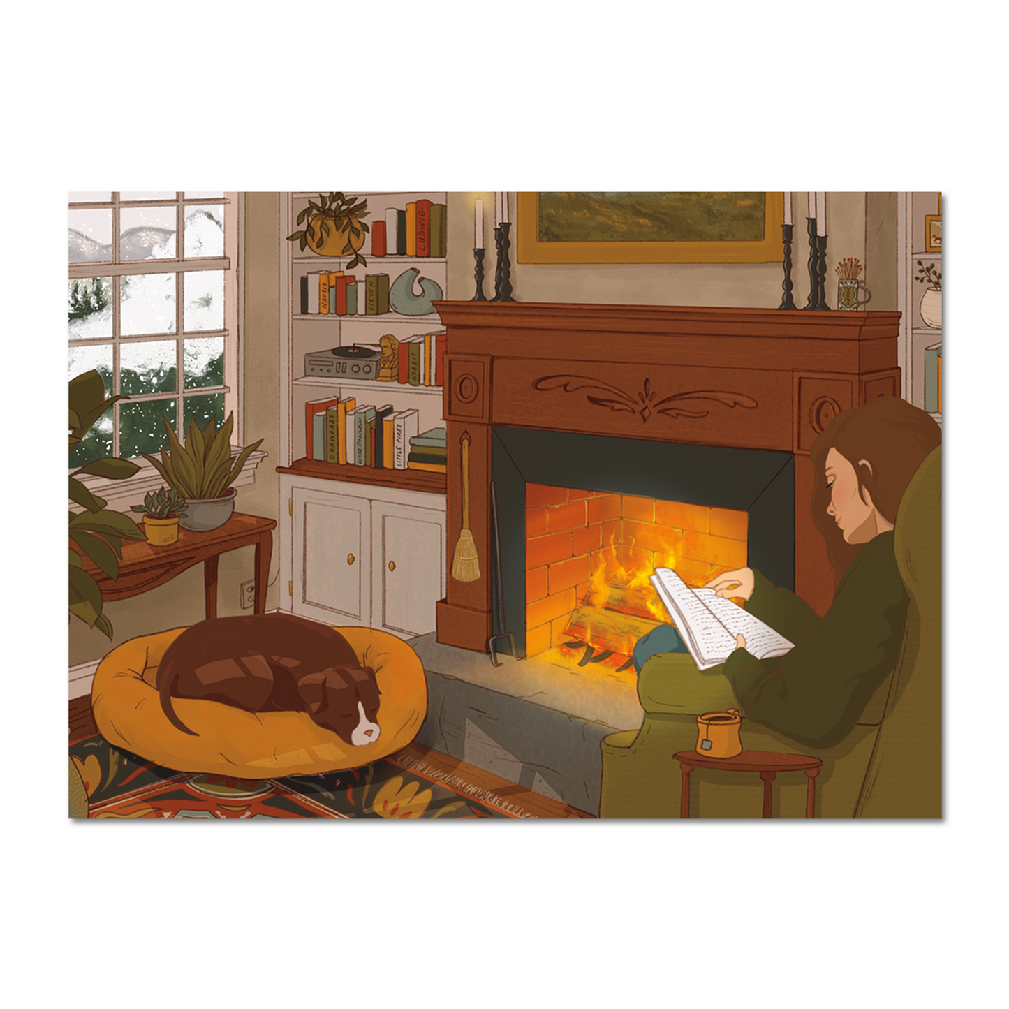 Winter Vibes Postcard