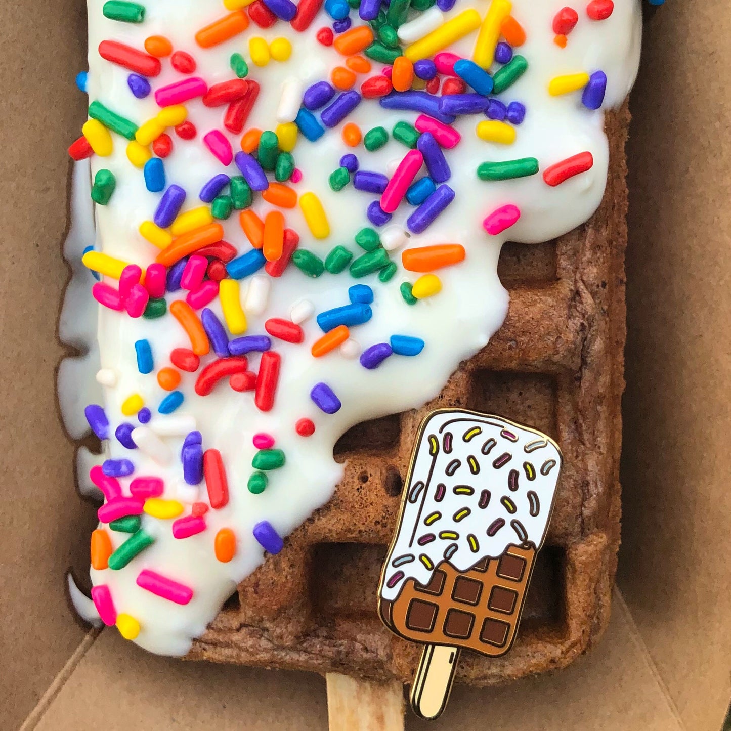 Golden Waffle Pop (Vanilla)