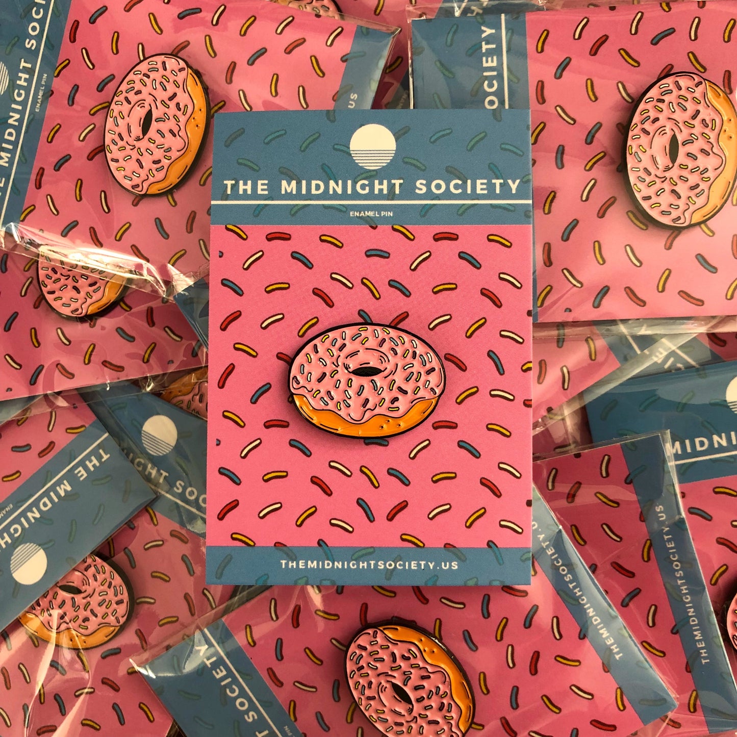 Sprinkle Doughnut Enamel Pin