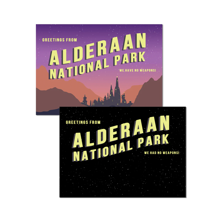 Alderaan National Park Postcard Set