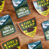 Fire Swamp National Park Sticker