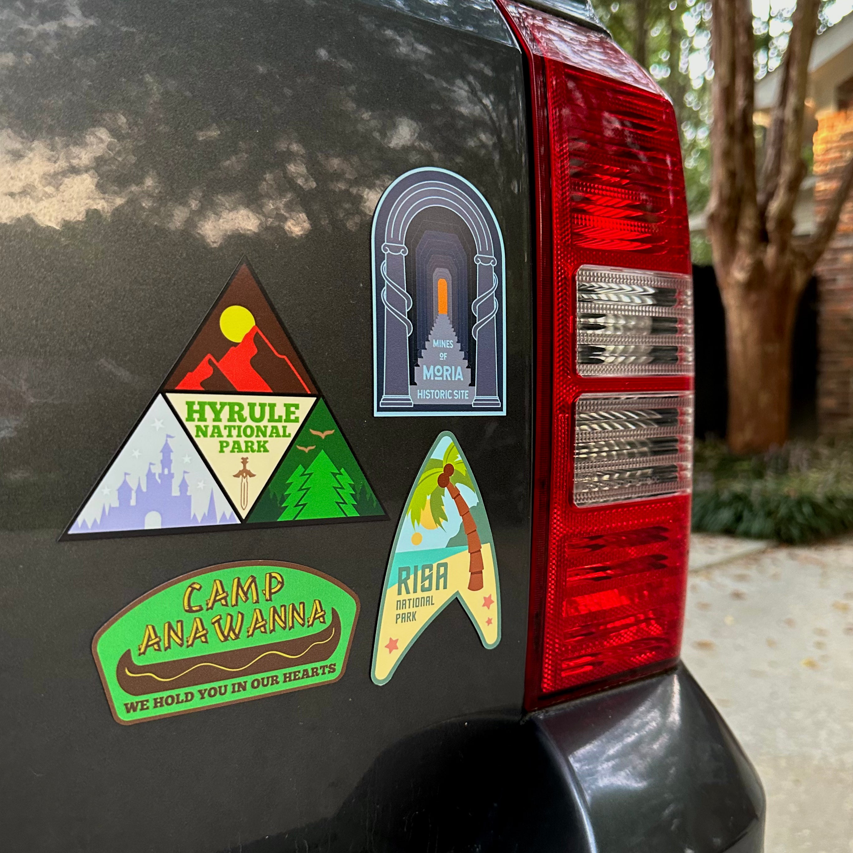 National Park Service Arrowhead Car Magnet - Air Force Falcons