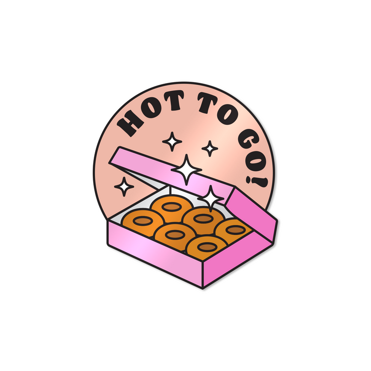 Hot To Go Sticker