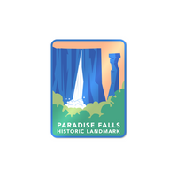 Paradise Falls Historic Landmark Magnet