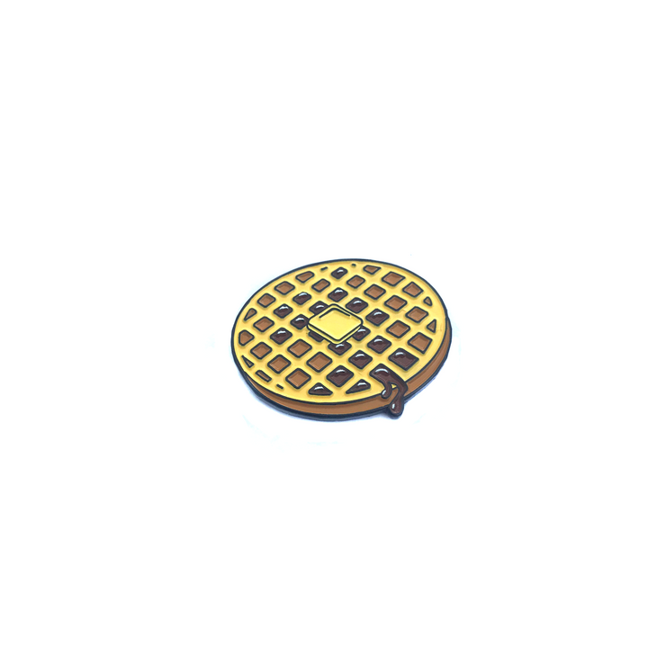 Buttery Waffle Enamel Pin