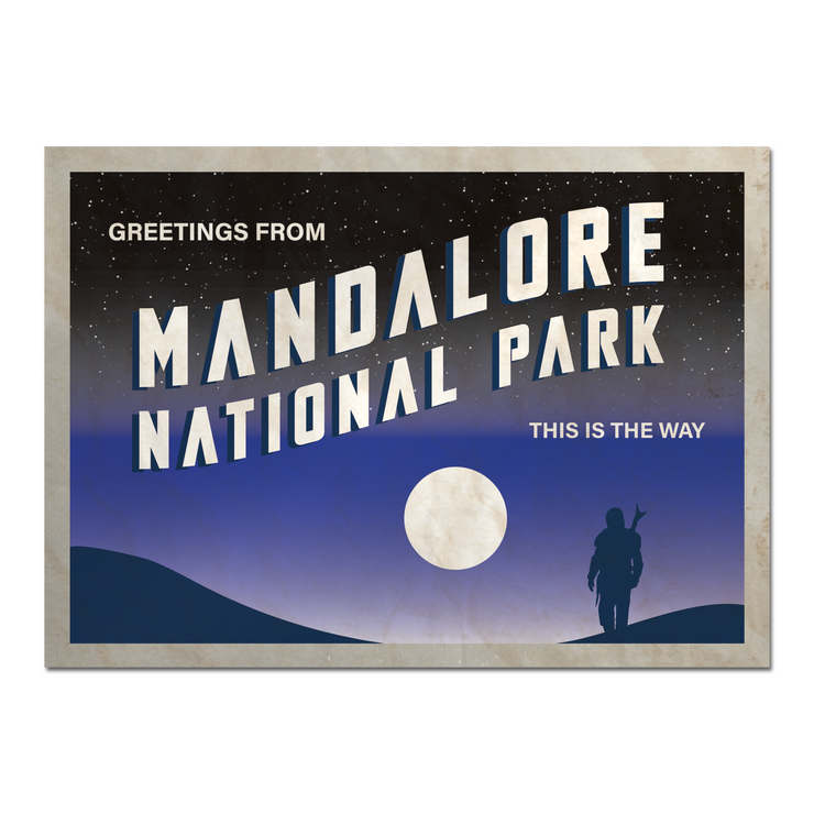Mandalore National Park (Night) Postcard
