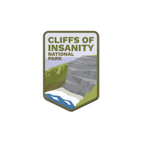 Cliffs of Insanity National Park Sticker