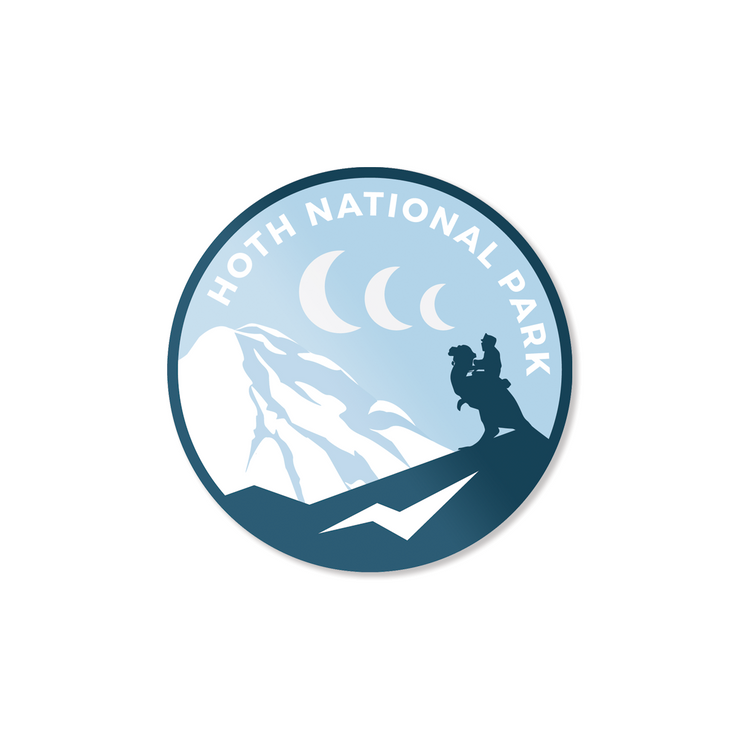 Hoth National Park Sticker