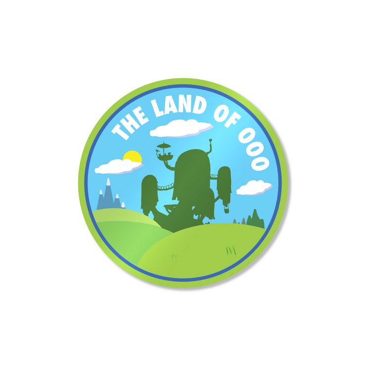 The Land of Ooo (Day) Sticker