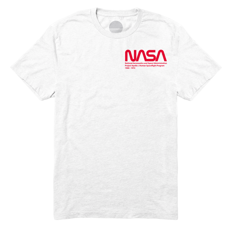 Project Apollo Tee - White / Red