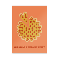 Pizza My Heart Valentine's Day Card
