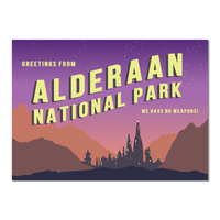 Alderaan National Park (Before) Postcard