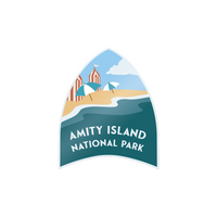 Amity Island National Park Sticker