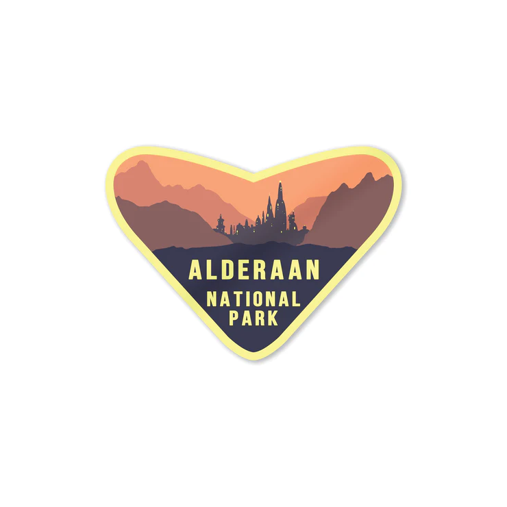 Alderaan National Park (Before) Sticker