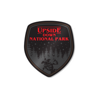 Upside Down National Park Sticker
