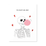 You Blow Me Away Valentine's Day Card